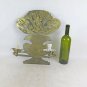Wall Light Two Flames Wrought Iron Vintage Artisan Quality CH38