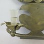 Wall Light Two Flames Wrought Iron Vintage Artisan Quality CH38