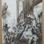 Antique Drawing Opera Of Painter Pierre Duteurtre Dut Scene Classic BM53.1