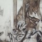 Antique Drawing Opera Of Painter Pierre Duteurtre Dut Scene Classic BM53.1