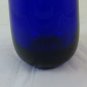 Jar Crystal Blue Cobalt Crystallina Made IN Poland Vintage Irena BM20