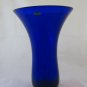 Jar Crystal Blue Cobalt Crystallina Made IN Poland Vintage Irena BM20
