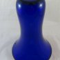 Jar Crystal Blue Cobalt Crystallina Made IN Poland Vintage Irena BM20