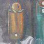 Old Painting To oil Studio Preparatory Signed Sketch Spain '900 MD10