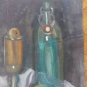 Old Painting To oil Studio Preparatory Signed Sketch Spain '900 MD10
