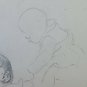 Drawing Antique Pencil On paper Studio For Shapes Of Child Kids BM53.5C