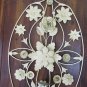 Wall Vintage Style Floral Wrought Iron Made by Hand Half '900 CH-7