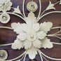 Wall Vintage Style Floral Wrought Iron Made by Hand Half '900 CH-7