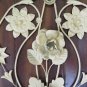 Wall Vintage Style Floral Wrought Iron Made by Hand Half '900 CH-7