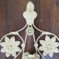 Wall Vintage Style Floral Wrought Iron Made by Hand Half '900 CH-7