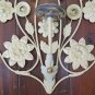 Wall Vintage Style Floral Wrought Iron Made by Hand Half '900 CH-7