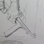 Old Drawing A Pen On paper Opera Of Master Pancaldi of Modena P28.7
