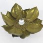 Wall Ceiling Light Vintage Artisan Golden Gold Shape Of Magnolia Flower CH8