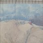 Small Painting Watercolour Frosted Theme landscape Snow Frost P28.1