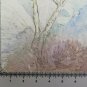 Small Painting Watercolour Frosted Theme landscape Snow Frost P28.1