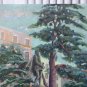 View of Madrid Plaza Of Las Cortes Old Painting Signed Vicente Segura MD11