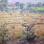 Old Painting oil On Board Small Painting landscape Summer G.Pancaldi P1