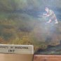 Antique Painting oil On Board Dated 1917 Signed Sunset Maremma landscape X9