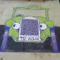 Large Antique Scenary Screen Backdrop Theatre Cars Ancient Car CL1.95