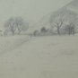 Drawing Antique Artist Emil Otto Bischoff Maison The Rochelle France BM53.6C