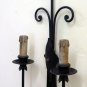 Wall Wrought Iron Vintage Half 'Twentieth Century A Two Flames Light Wall CH11