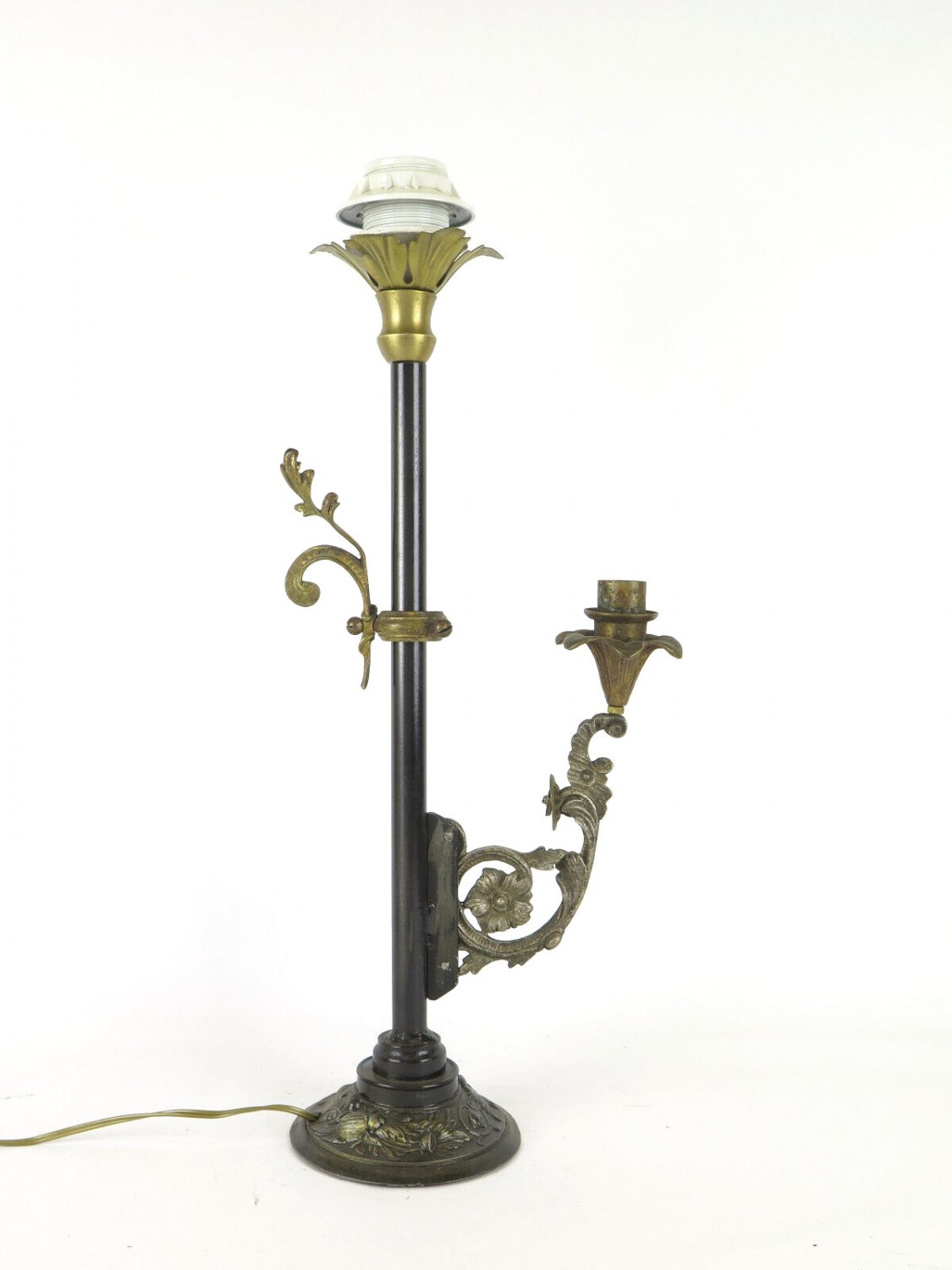 Table Lamp IN Metal And Wrought Iron Blossom Floral Blossom Art CH37