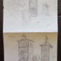 Drawing Antique On Retro By Una Bill of Exchange Sketch Studio Preparatory P28.4