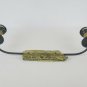 Wall Wrought Iron A Two Flames Vintage Hand Made by Hand CH11