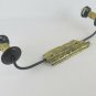 Wall Wrought Iron A Two Flames Vintage Hand Made by Hand CH11