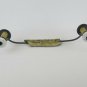 Wall Wrought Iron A Two Flames Vintage Hand Made by Hand CH11