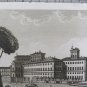 Engraving Antique Gandini Francesco Palace & Garden Pontif.io On Quirinale VS11