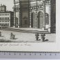 Engraving Antique Gandini Francesco Palace & Garden Pontif.io On Quirinale VS11