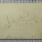 Parc The Grange Geneve Swiss View Drawing Antique Pencil On paper BM53.6C