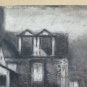 Large Drawing Antique Country North France Art Pierre Duteurtre Said Dut BM53.1