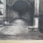 Large Drawing Antique Country North France Art Pierre Duteurtre Said Dut BM53.1