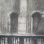 Large Drawing Antique Country North France Art Pierre Duteurtre Said Dut BM53.1
