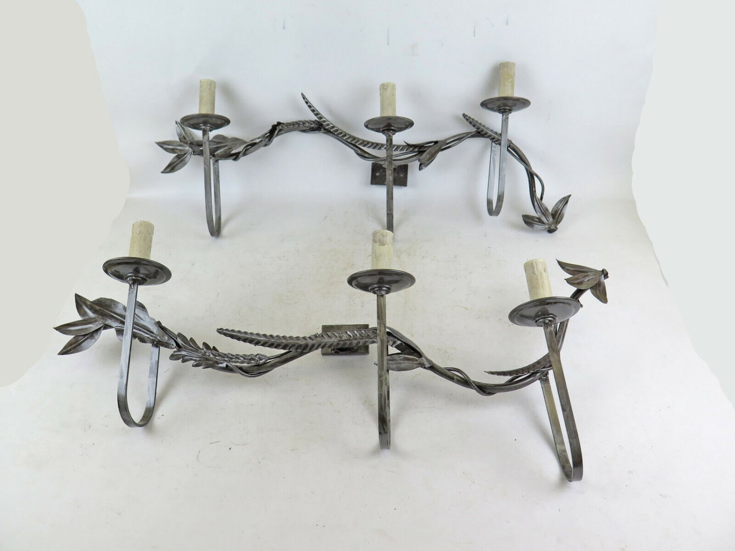 Pair Of Wall Light Wrought Iron Handmade Vintage Light Wall CH38