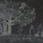 View Church Piedmont Old Painting White Black On Board Sketch Bozza