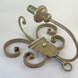 Wall Wrought Iron Forged by Hand Made Vintage Period '900 CH15