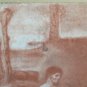 Drawing Antique Sanguine Pierre Duteurtre Said Dut St John Baptist BM53.1
