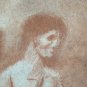 Drawing Antique Sanguine Pierre Duteurtre Said Dut St John Baptist BM53.1
