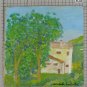 Small Painting To oil Signed Concalla Vintage View Countryside x8