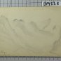 Frutigen Swiss Canonte Bern Drawing Antique landscape Dated 1953 BM53.6C