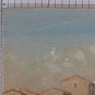 Small Painting oil On Board Signed Reynaud View Sea Marine landscape Bsn
