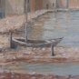 Small Painting oil On Board Signed Reynaud View Sea Marine landscape Bsn