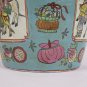 Jar IN Ceramic Chinese Hand Painted With Decoration Embossed Collection CM5