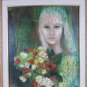 Old Painting oil Linen Opera Of Painter Saba Sandra Baldini Painting X11