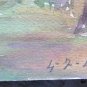 Small Painting To Watercolour On paper Painting Painter G.Pancaldi Modena P28.4