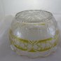 Jar Glass Bevelled Vintage Bowl Salad Bowl Vintage Glass Bowl Early Xx R34