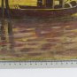 View Of Lagoon Of Venice Old Painting Oval Painting On Board Bsn